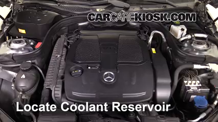 2013 Mercedes-Benz E350 4Matic 3.5L V6 Sedan Refrigerante (anticongelante) Agregar refrigerante